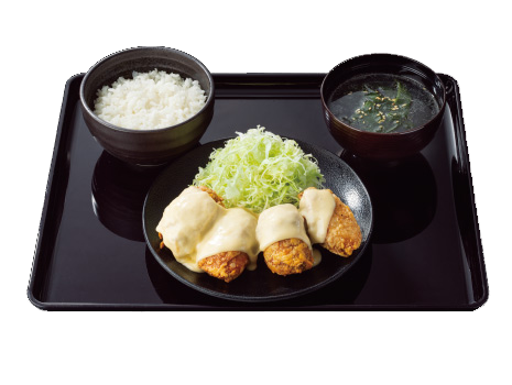 チーズから揚げ定食