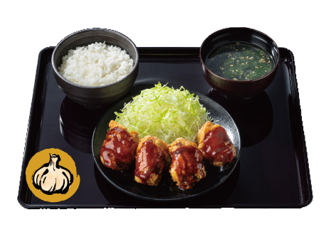 ニンニクソースから揚げ定食